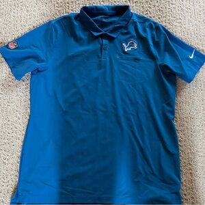 Nike Blue Polo Shirt with Classic Collar